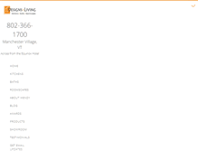 Tablet Screenshot of designsforlivingvt.com